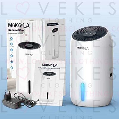 Dehumidifiers,MAKAYLA Dehumidifiers 56oz(1650ml) 5500 Cubic Feet(550sq ft) Big Dehumidifier with 7 Colors Light and Auto Shut