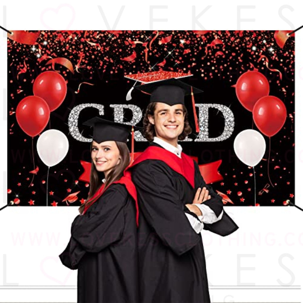 Red And Black Graduation Backgrounds Graduation Party Vector Images
