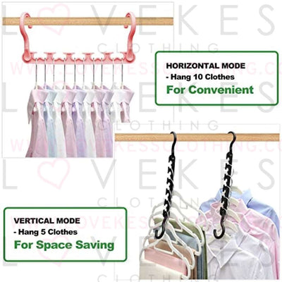 12-Pack-Closet-Organizers-and-Storage,Closet-Organizer-Hanger for Heavy Clothes,Sturdy Closet-Organization-and-Storage-Hangers-Space-Saving for Wardrobe,Dorm-Room-Essentials for College Students Girls