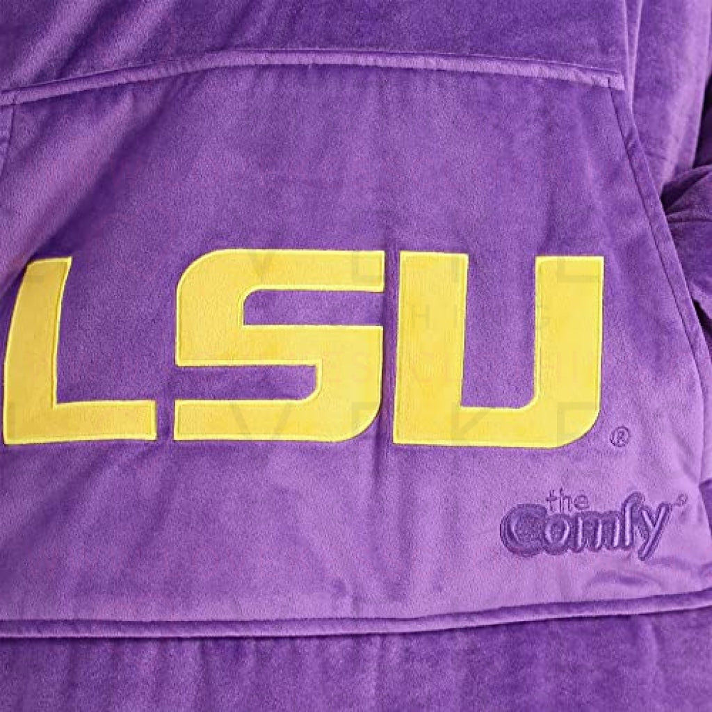 Louisiana State Blanket Hoodie, Oversized Sherpa Blanket Sweatshirt, Wearable Blanket online Hoodie, Wearable Hoodie Blanket, Unisex Blanket Hoodie