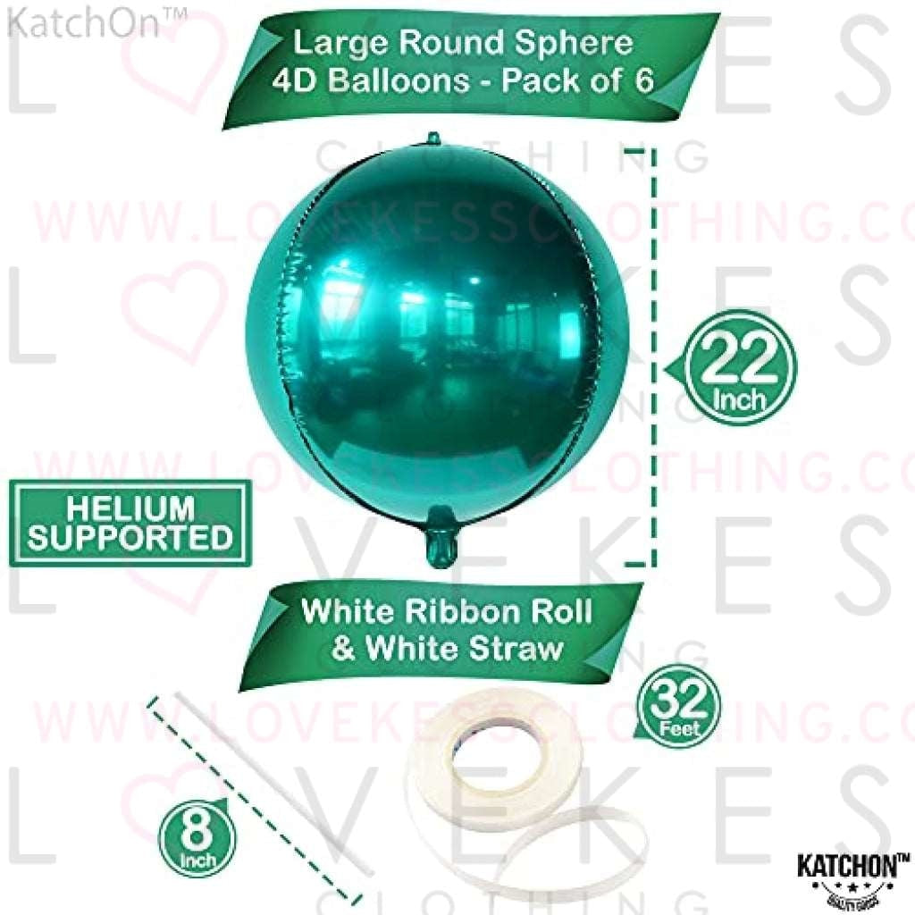 LoveKess Clothing - Big 22 Inch Emerald Green Balloons -