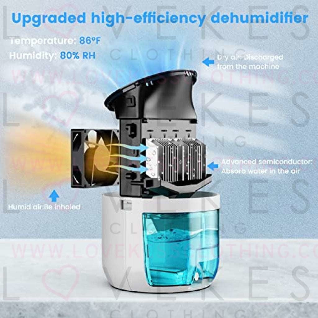 Dehumidifiers,MAKAYLA Dehumidifiers 56oz(1650ml) 5500 Cubic Feet(550sq ft) Big Dehumidifier with 7 Colors Light and Auto Shut