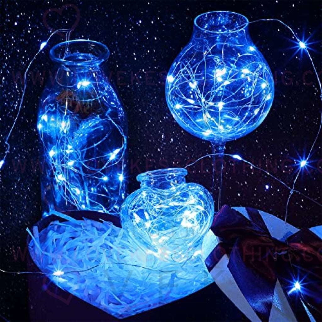 12 Packs LED Balloons Light Up Balloons 15 Inch Clear Glow in the Dark Balloons Globos Bobo Balloons with Rope Lights for Party Wedding Decoration (Blue)