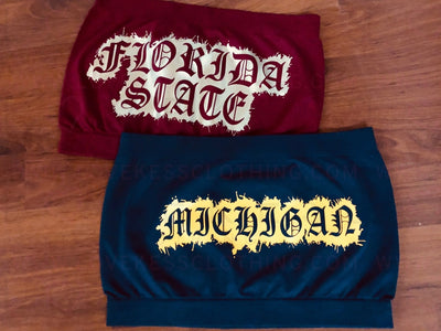 Gothic Splatter 2019 Tailgate Bandeau - lovekess - clothing