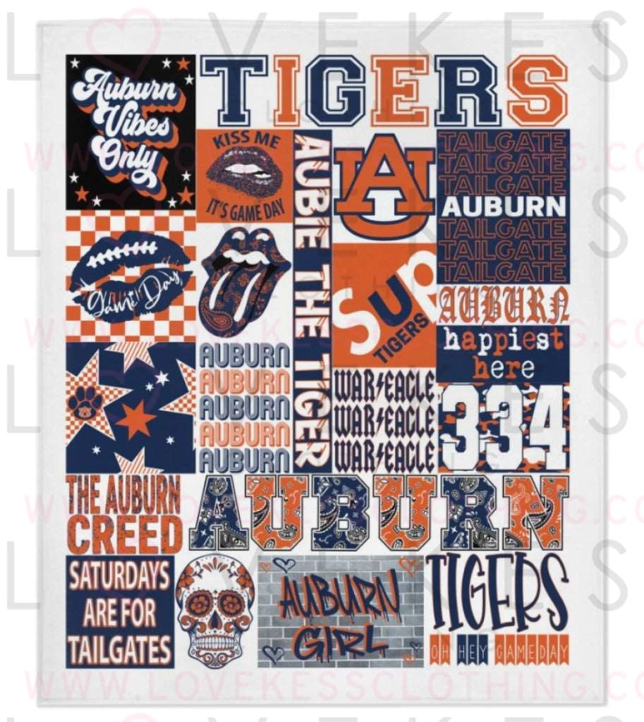 Auburn College Blanket