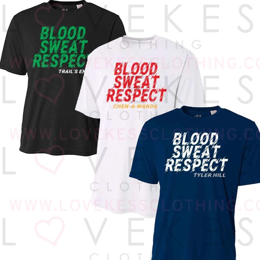 Blood Sweat Respect Camp T-Shirt - lovekess - clothing