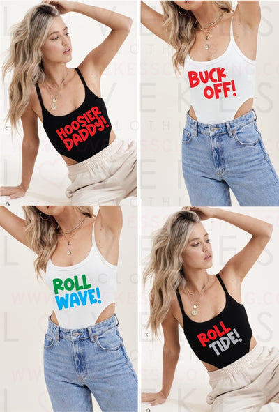 High Waisted Custom Bodysuit