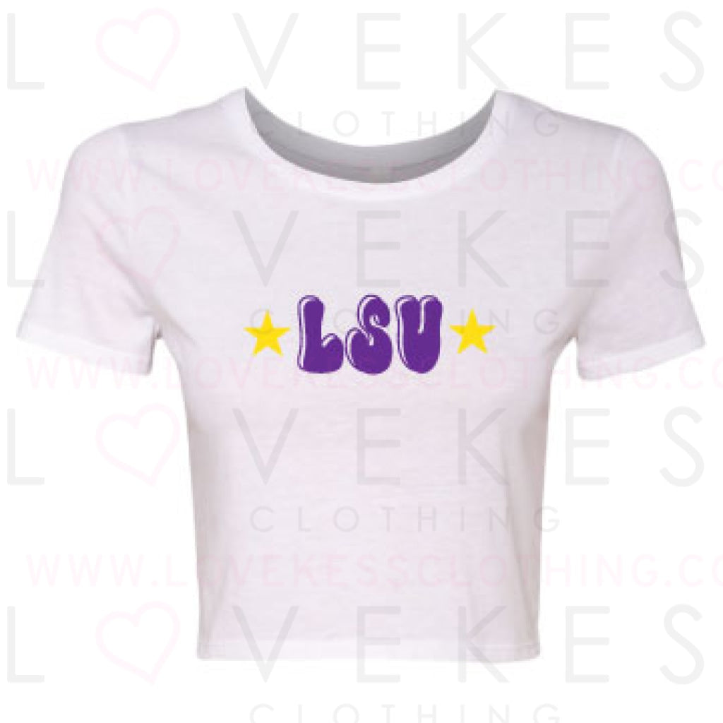 Gameday Star College Crop Top