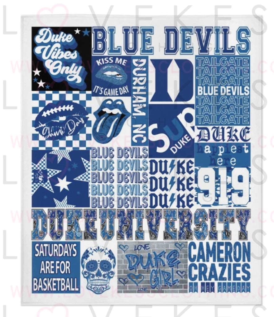 Duke University College Blanket
