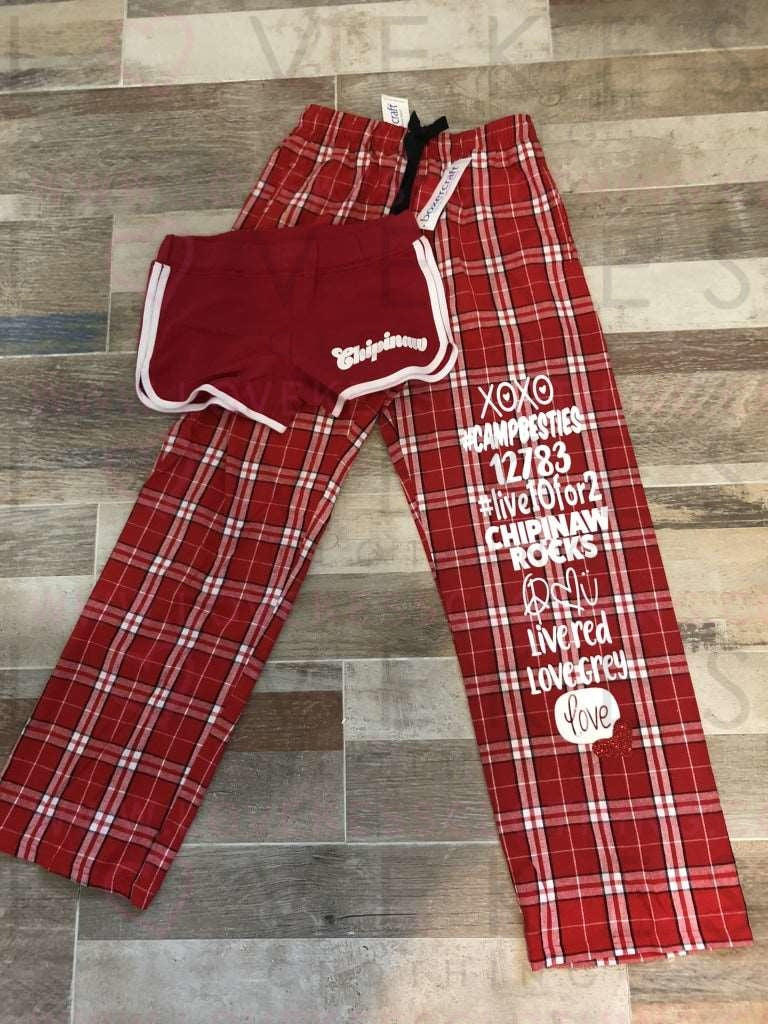 Camp Squad Pajama Pants - lovekess - clothing