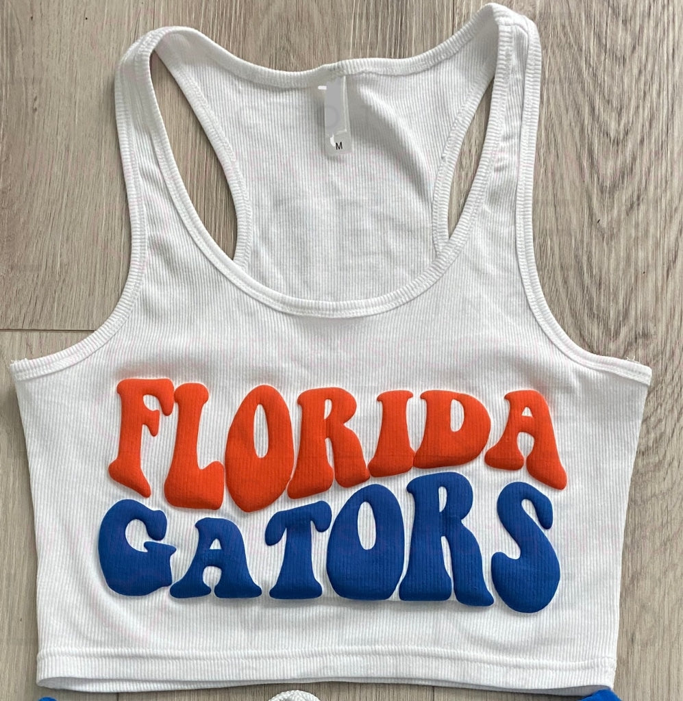 Puffy Crop College Tank Only