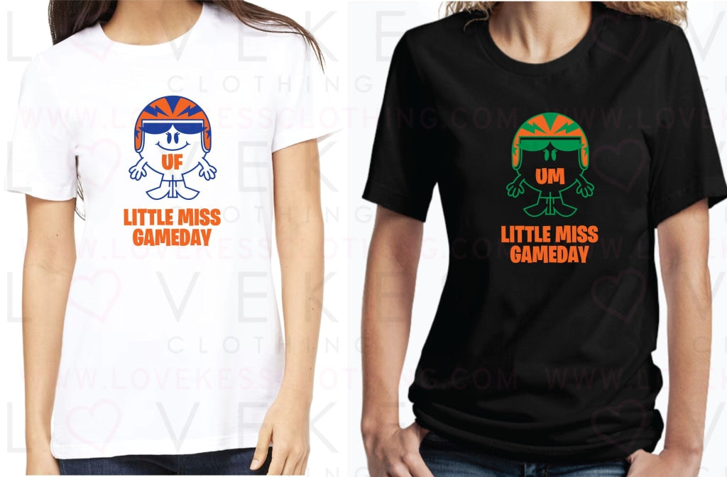 Little Miss Gameday T-Shirt Tailgate 2022