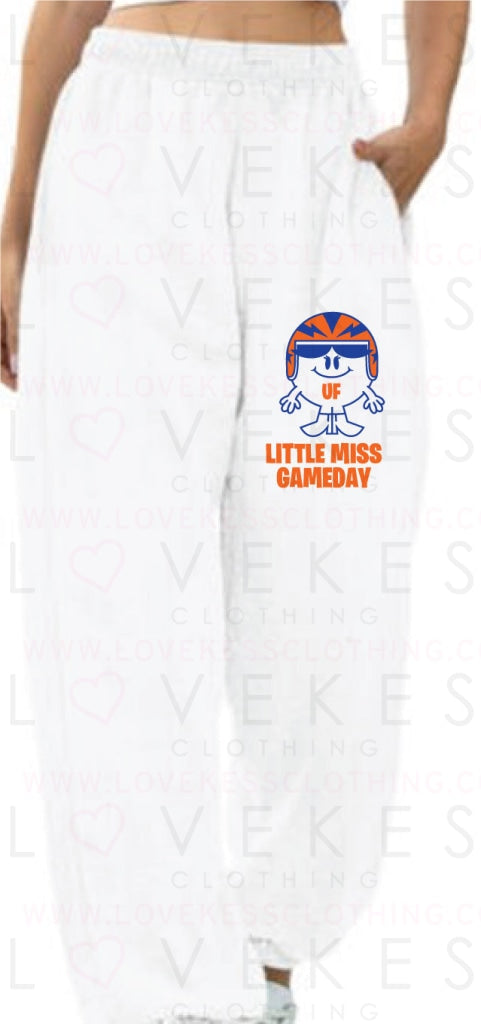 Little Miss Gameday College Sweatpants Sweatshirt