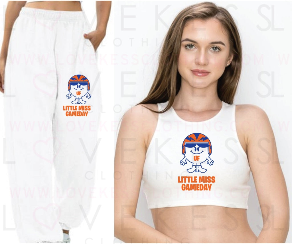 Little Miss Gameday College Sweat Set