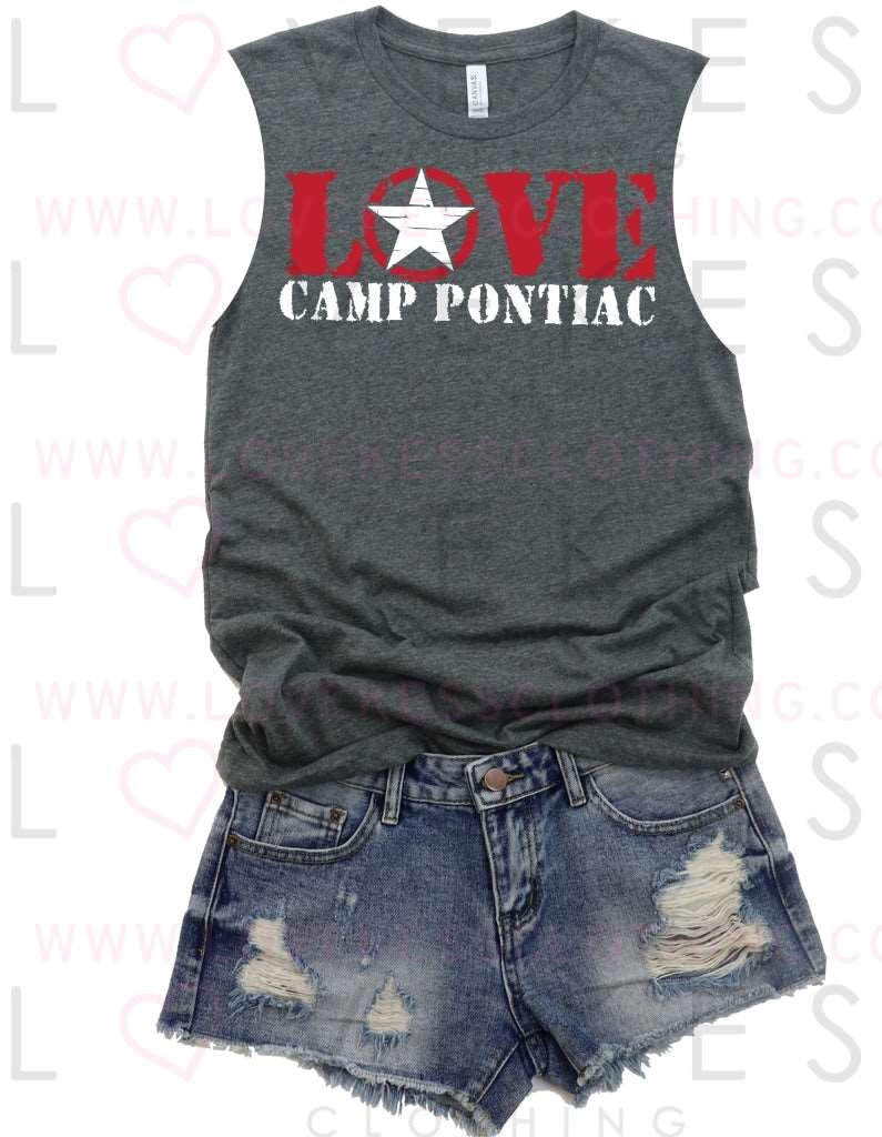Camp Army Love Muscle Tee by LoveKess Clothing - lovekess - clothing