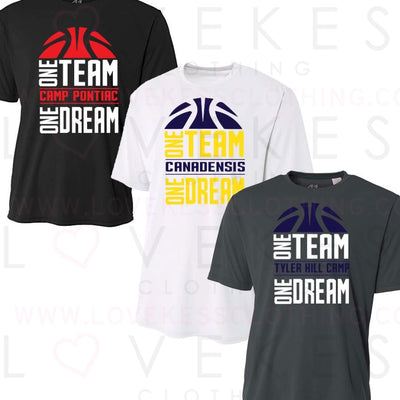 One Team One Dream Dri Fit T-Shirt by LoveKess Clothing - lovekess - clothing