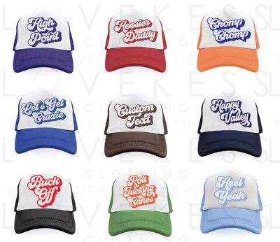 Tailgate Ready Custom College Trucker Hat