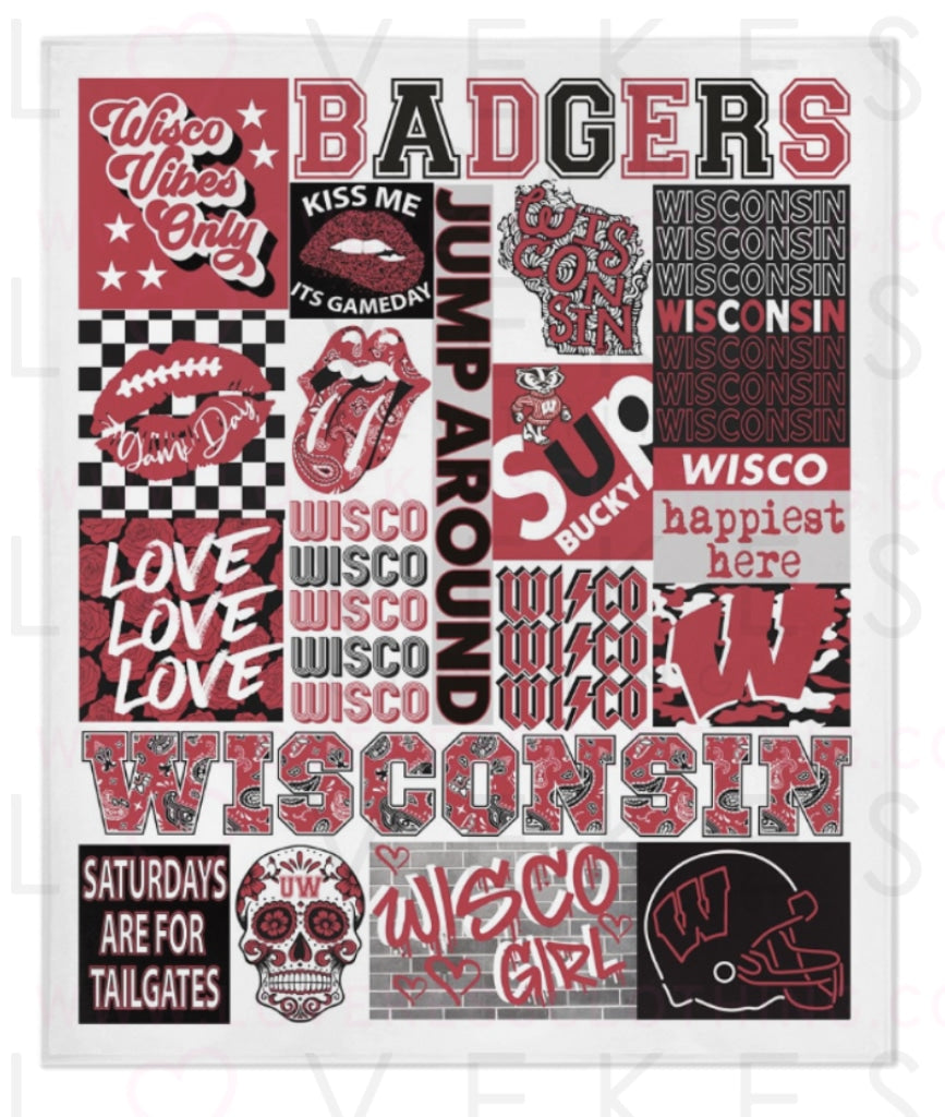 Wisconsin College Blanket