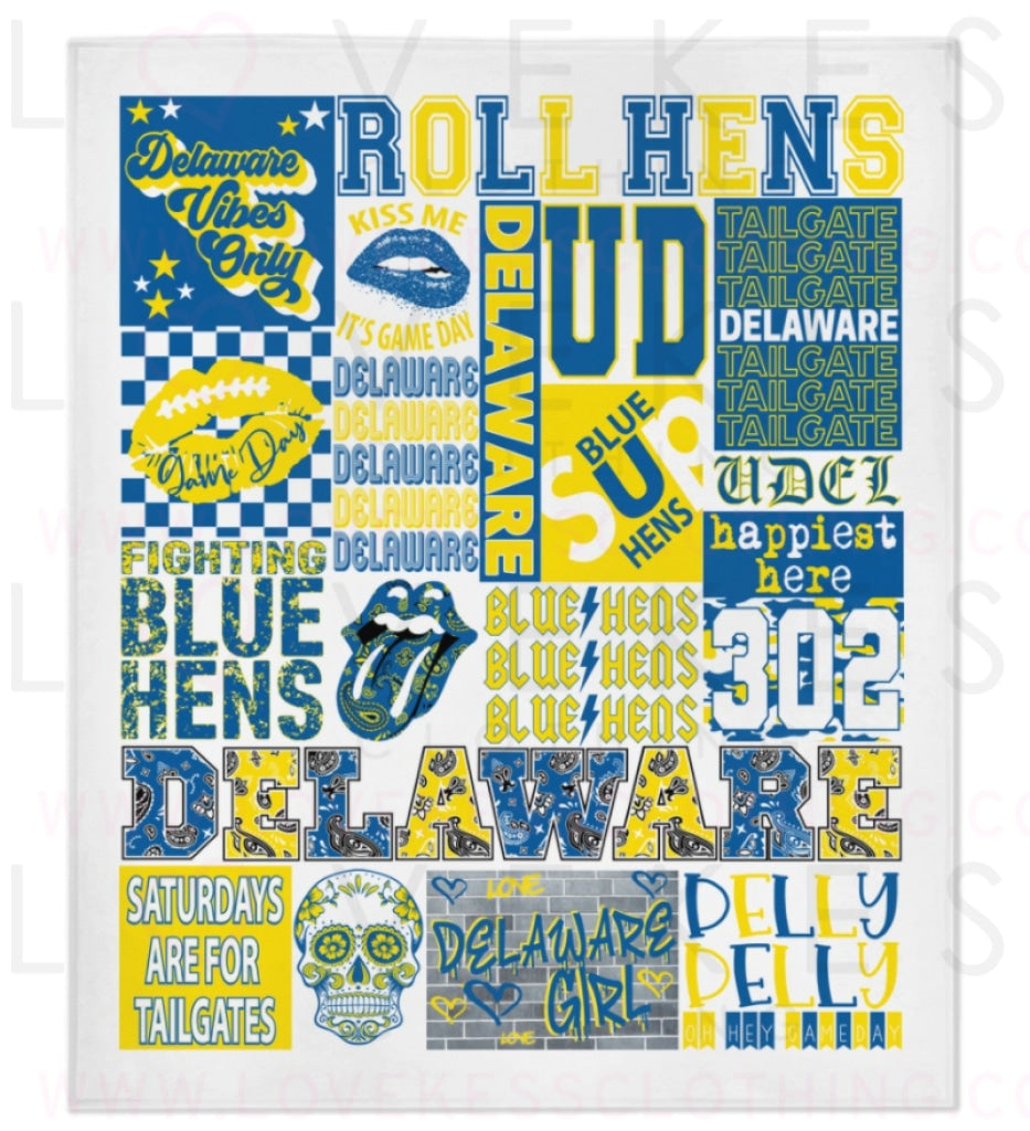 delaware college blanket
