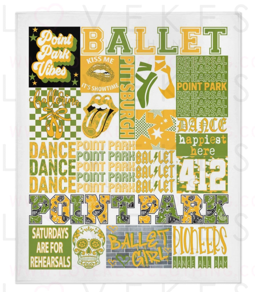 Point Park Custom College Blanket