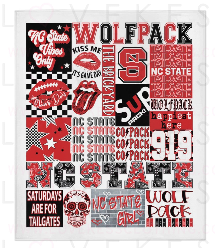 NC State College Blanket