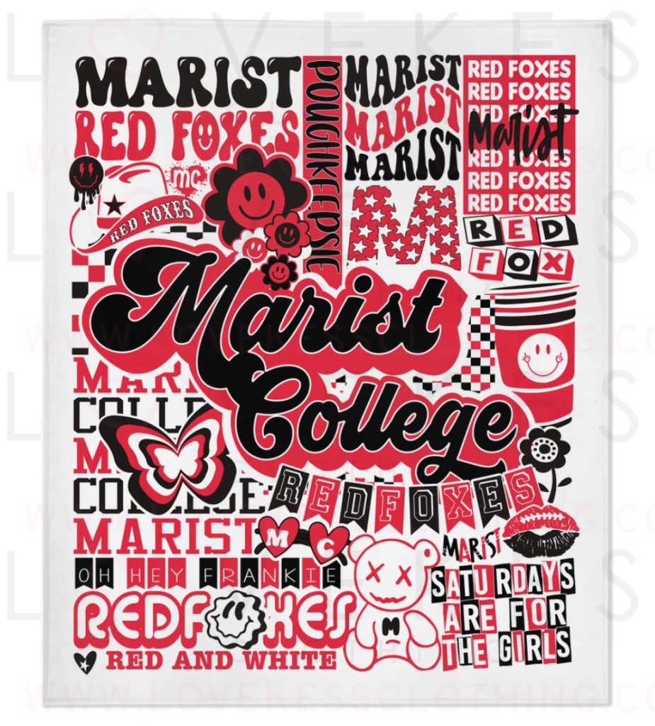 Marist College Y2K College Blanket