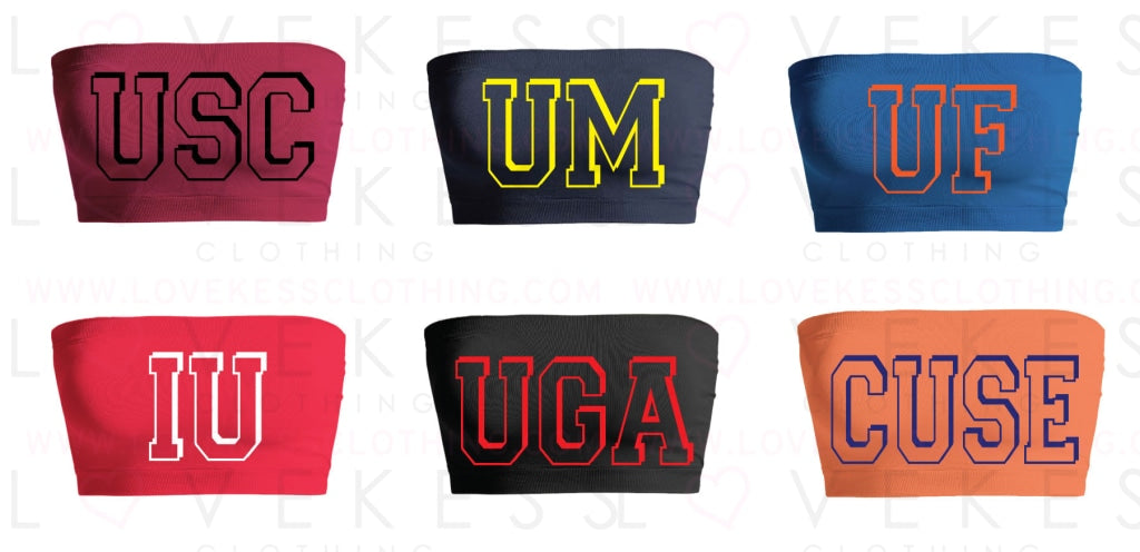 Varsity Initial Bandeau