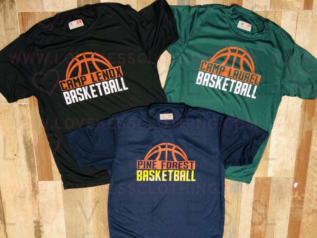 Camp Hoops Basketball Tee - lovekess - clothing