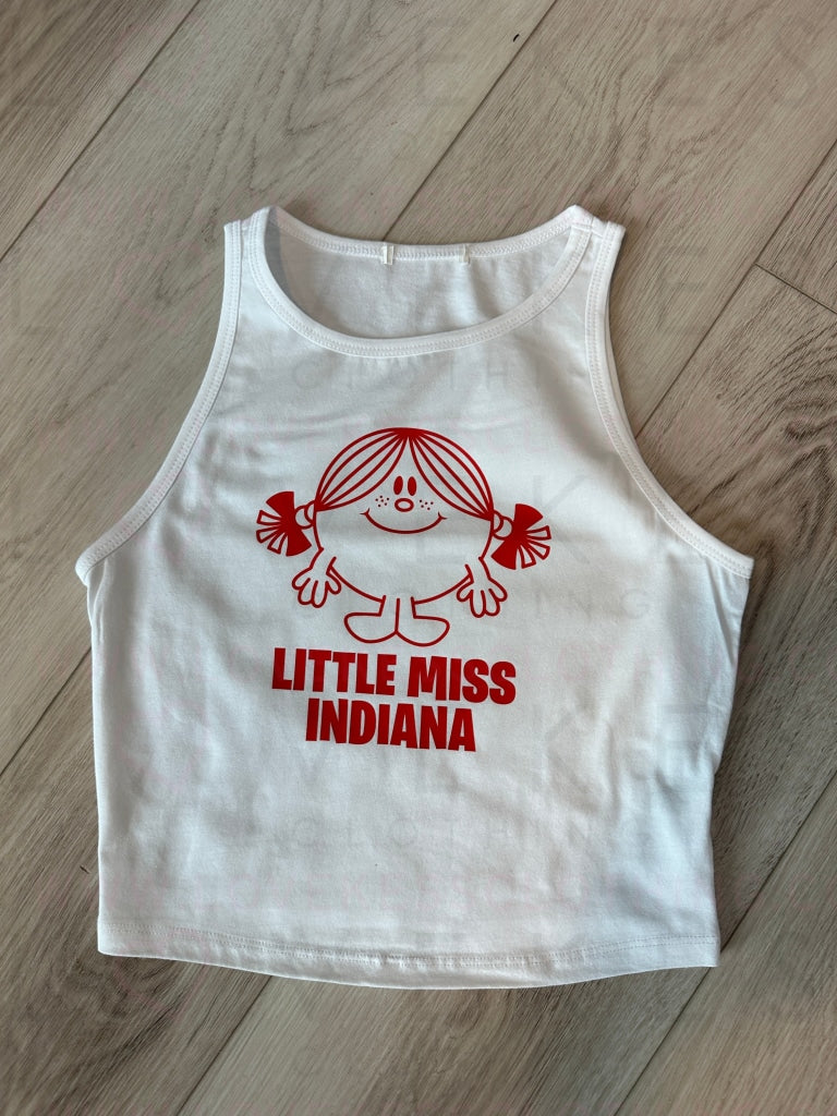 Little Miss College Crop Top