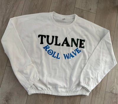 Bubble Smiley Star College Sweatshirt