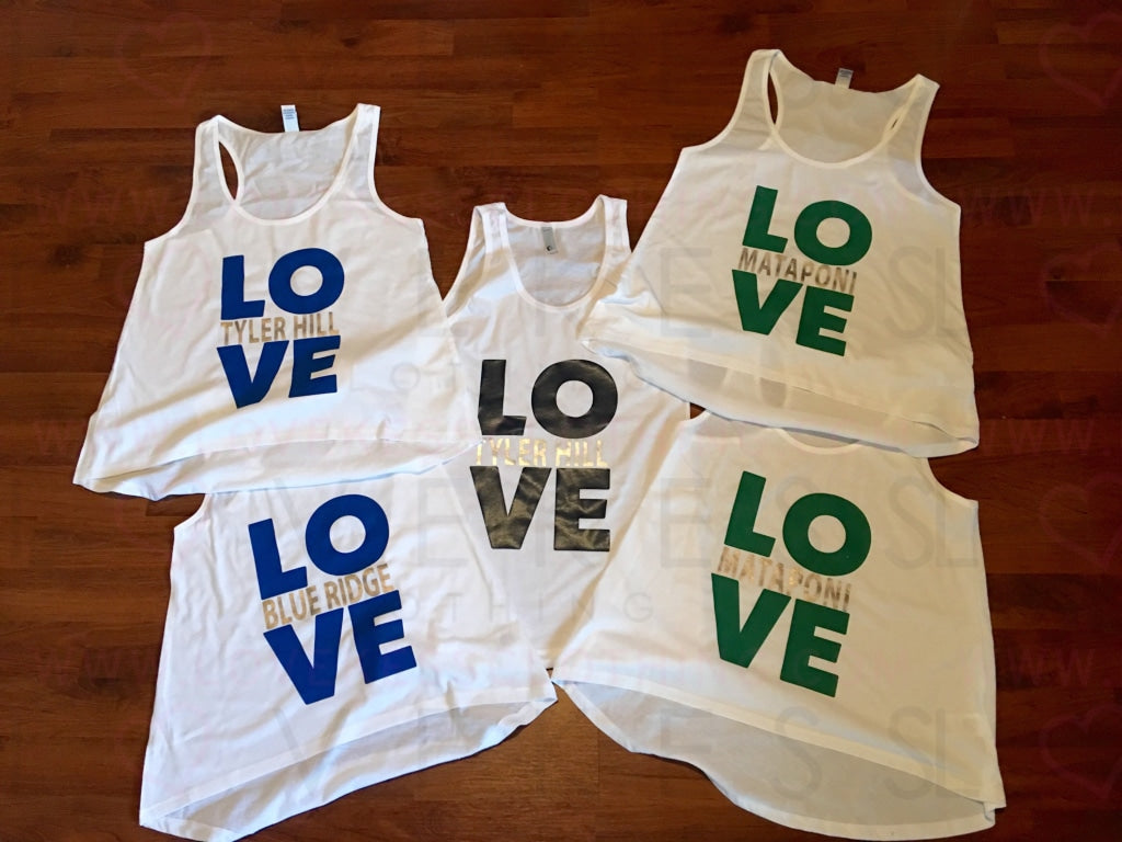 Two Tone Love Muscle Tank - lovekess - clothing