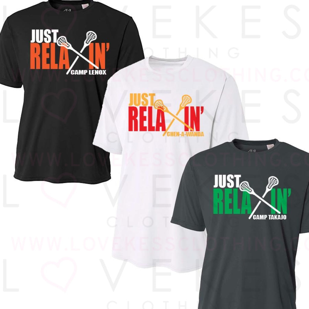 Just ReLAXin’ Camp T-Shirt - lovekess - clothing