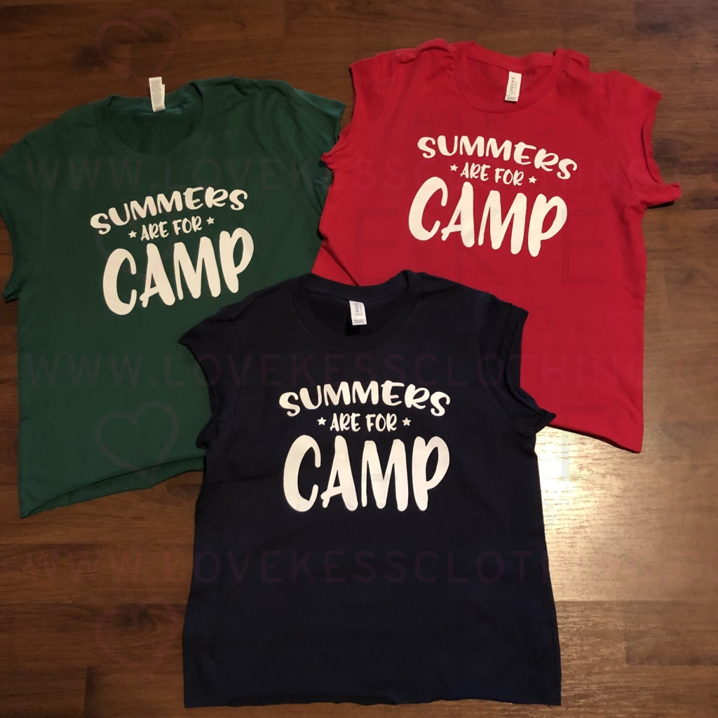 Summer are for Camp Tee - lovekess - clothing