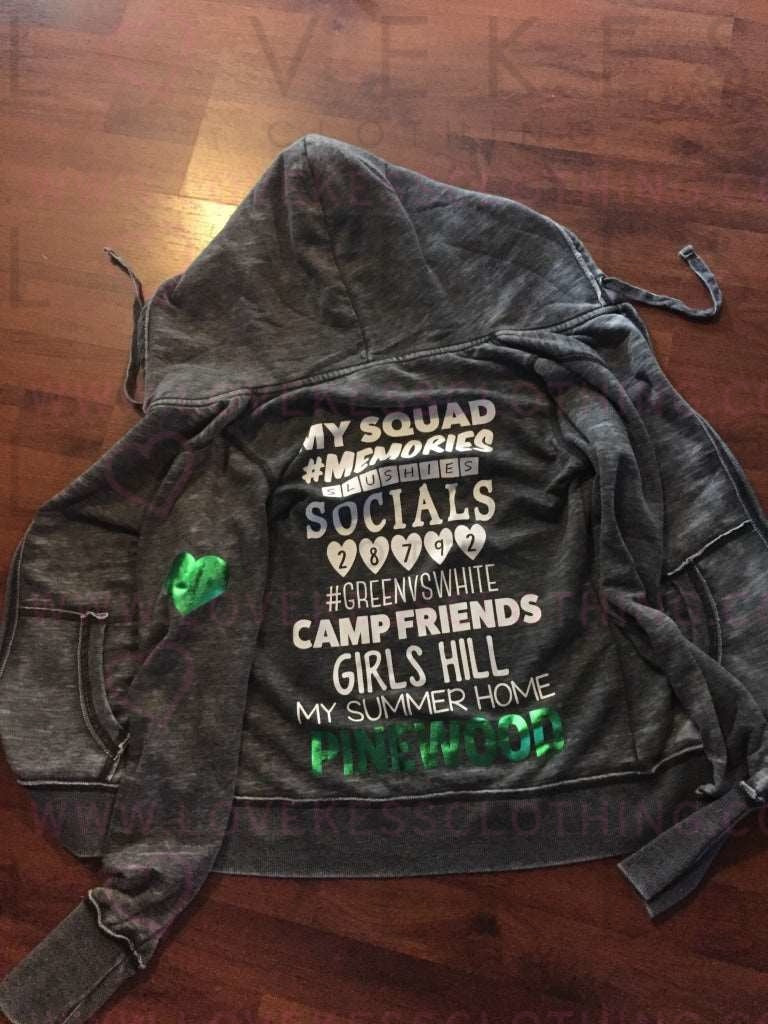 Camp Pinewood Squad Sweatshirt - lovekess - clothing
