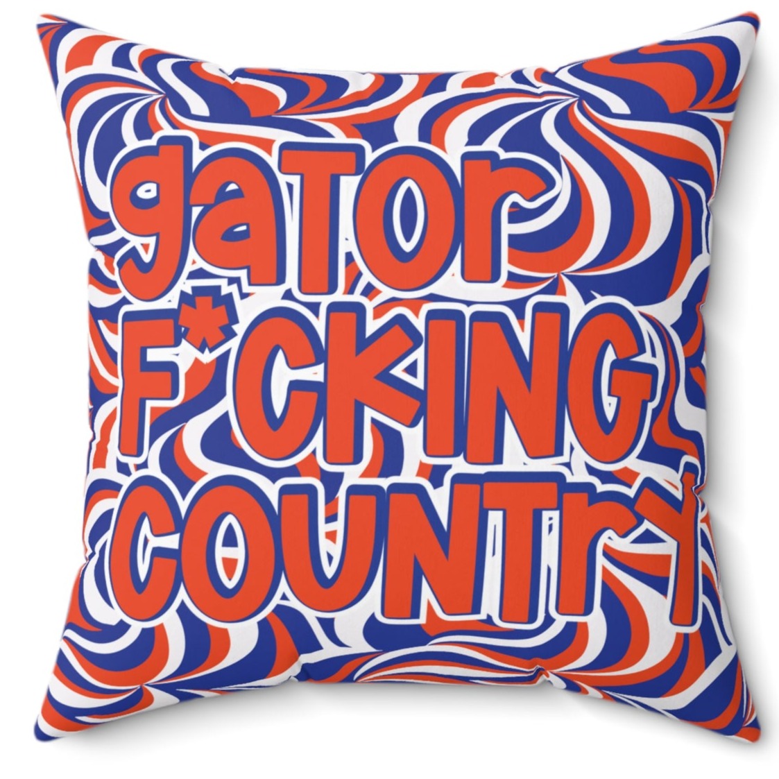 Gator F*cking Country Bed Party Pillow Cover