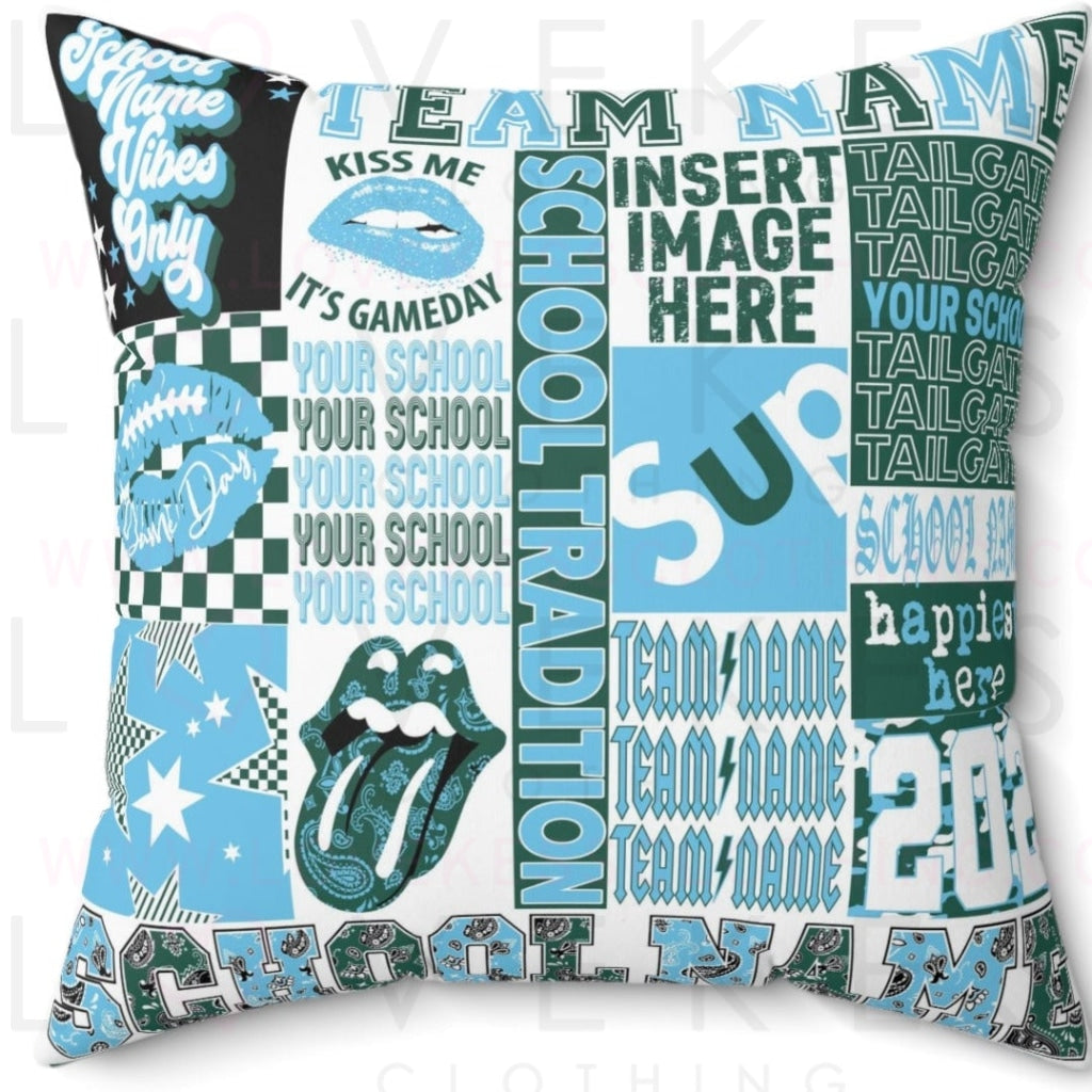 Customize Your Own 14x14 Bed Party Pillow - Cover Only