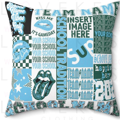 Customize Your Own 14x14 College Bed Party Pillow - Cover Only