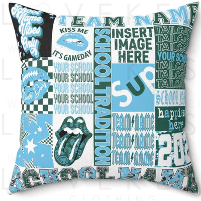 Customize Your Own 18 x 18 Bed Party Pillow - Cover Only
