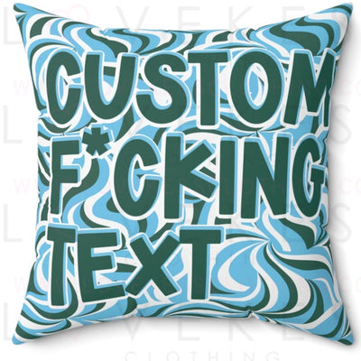 Customize Your Own Retro Bed Party Pillow Cover